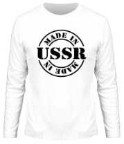 Мужская футболка длинный рукав Made in USSR фото