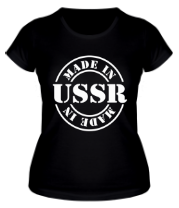 Женская футболка Made in USSR фото