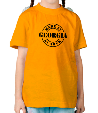 Детская футболка Made in Georgia
