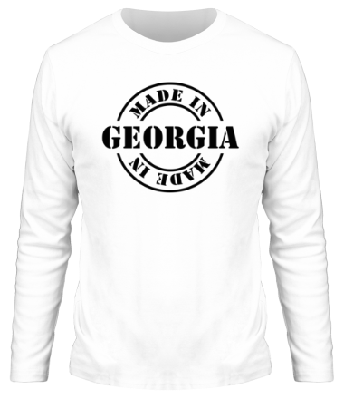 Мужская футболка длинный рукав Made in Georgia