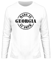 Мужская футболка длинный рукав Made in Georgia фото