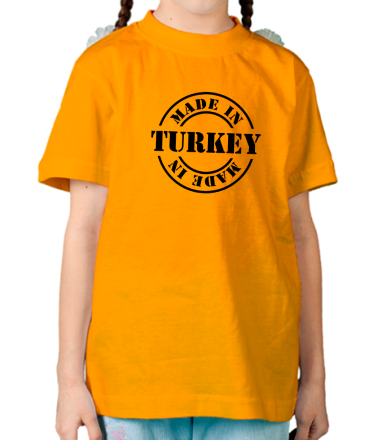 Детская футболка Made in Turkey
