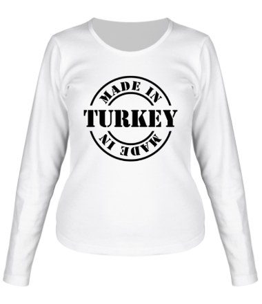Женская футболка длинный рукав Made in Turkey