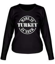 Женская футболка длинный рукав Made in Turkey фото