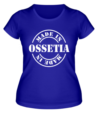 Женская футболка Made in Ossetia