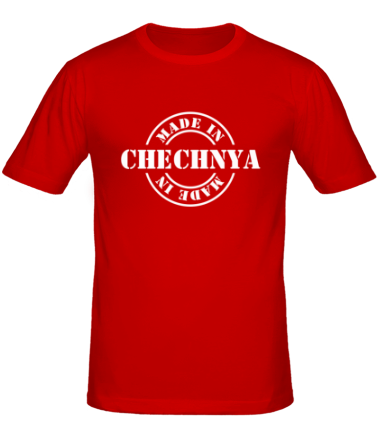 Мужская футболка Made in Chechnya (сделано в Чечне)