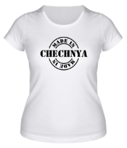 Женская футболка Made in Chechnya (сделано в Чечне) фото