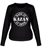 Женская футболка длинный рукав Made in Kazan фото
