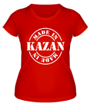 Женская футболка Made in Kazan фото
