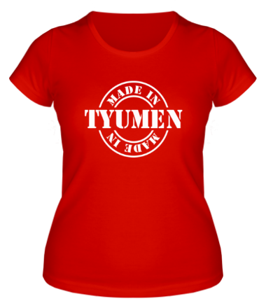 Женская футболка Made in Tyumen