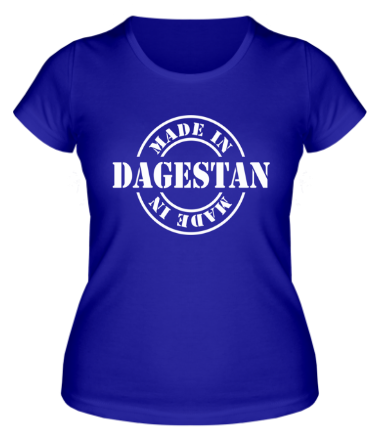 Женская футболка Made in dagestan