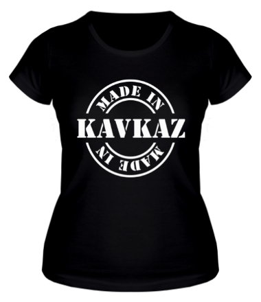 Женская футболка Made in Kavkaz