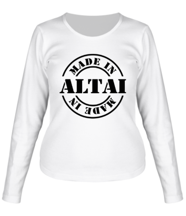 Женская футболка длинный рукав Made in Altai