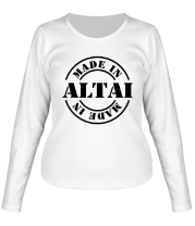 Женская футболка длинный рукав Made in Altai фото