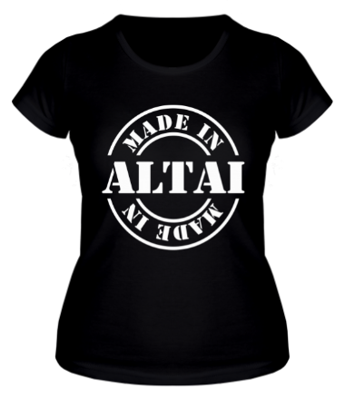 Женская футболка Made in Altai