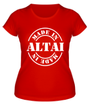 Женская футболка Made in Altai фото