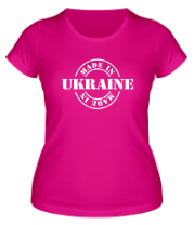 Женская футболка Made in Ukraine фото