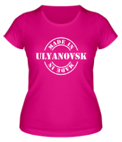 Женская футболка Made in Ulyanovsk фото