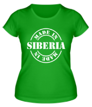 Женская футболка Made in Siberia фото