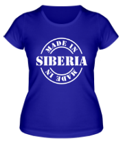 Женская футболка Made in Siberia фото