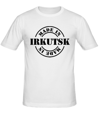 Мужская футболка Made in Irkutsk