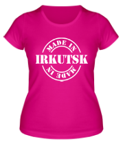 Женская футболка Made in Irkutsk фото