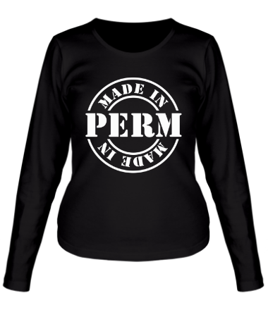 Женская футболка длинный рукав Made in Perm