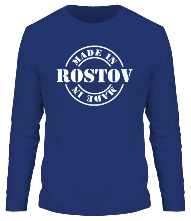 Мужская футболка длинный рукав Made in Rostov
