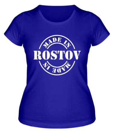 Женская футболка Made in Rostov