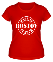 Женская футболка Made in Rostov фото