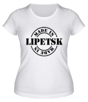 Женская футболка Made in Lipetsk фото
