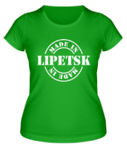 Женская футболка Made in Lipetsk фото
