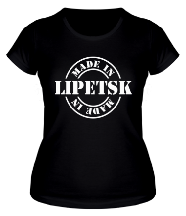 Женская футболка Made in Lipetsk