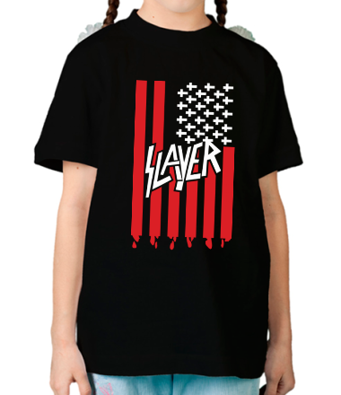 Детская футболка Slayer flag