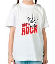 Детская футболка 100% Rock фото
