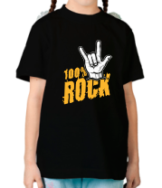 Детская футболка 100% Rock фото