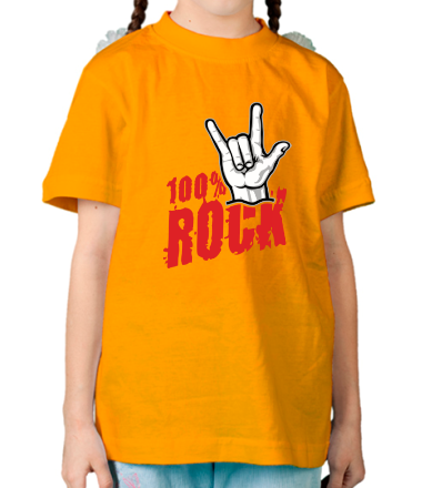 Детская футболка 100% Rock