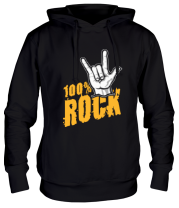 Толстовка худи 100% Rock фото