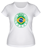 Женская футболка Brazil - Бразилия ЧМ-2014 фото