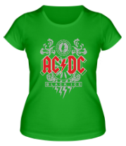 Женская футболка ACDC black ice