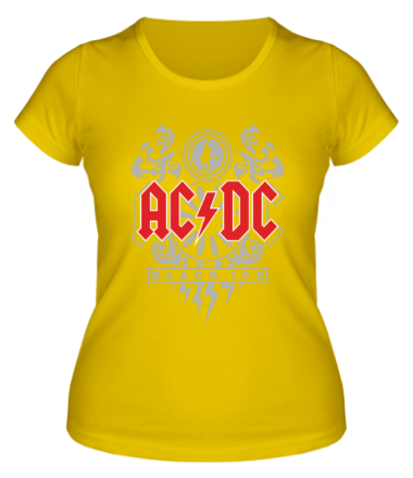 Женская футболка ACDC black ice