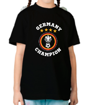 Детская футболка Germany Football | Logo 4 stars фото