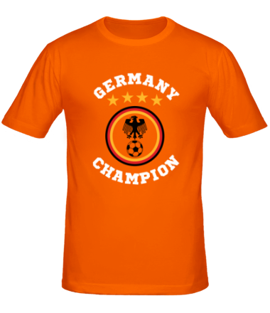 Мужская футболка Germany Football | Logo 4 stars