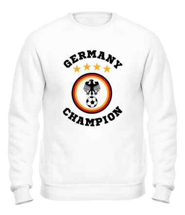 Толстовка без капюшона Germany Football | Logo 4 stars