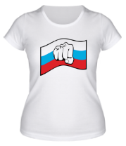 Женская футболка За Русь фото
