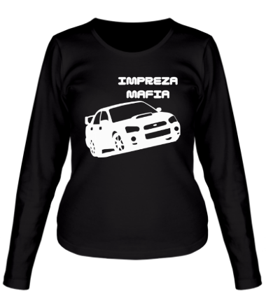 Женская футболка длинный рукав Impreza mafia