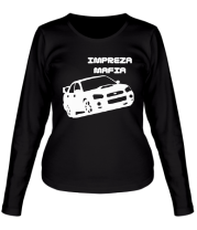 Женская футболка длинный рукав Impreza mafia фото