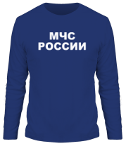 Мужская футболка длинный рукав МЧС России фото
