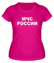 Женская футболка МЧС России фото