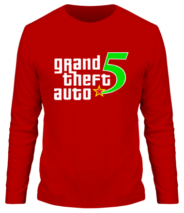 Мужская футболка длинный рукав GTA 5